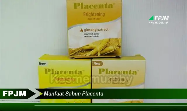 manfaat sabun placenta