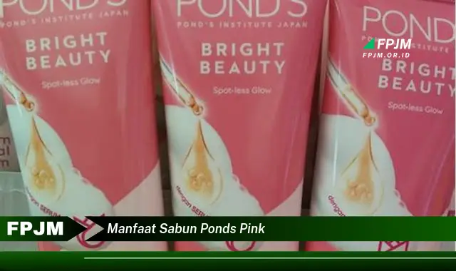 manfaat sabun ponds pink