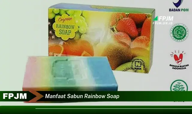 manfaat sabun rainbow soap