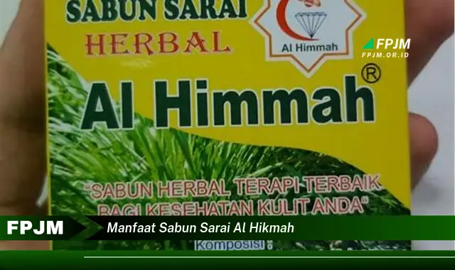 manfaat sabun sarai al hikmah