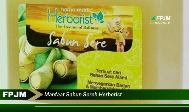 manfaat sabun sereh herborist