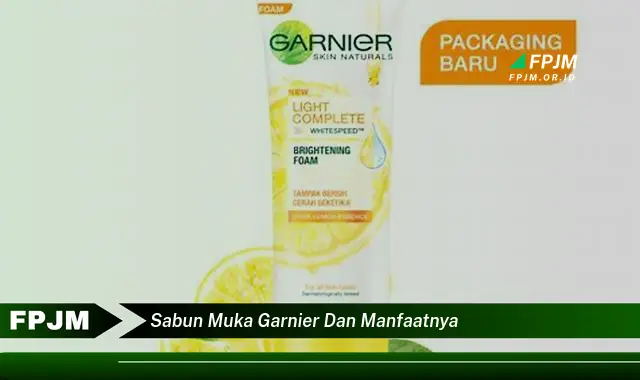 sabun muka garnier dan manfaatnya