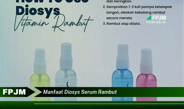 manfaat diosys serum rambut