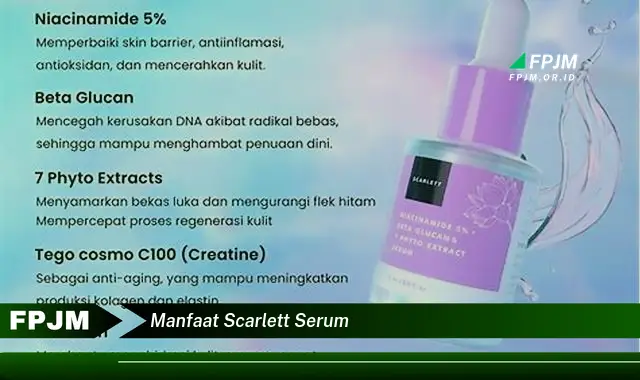 manfaat scarlett serum