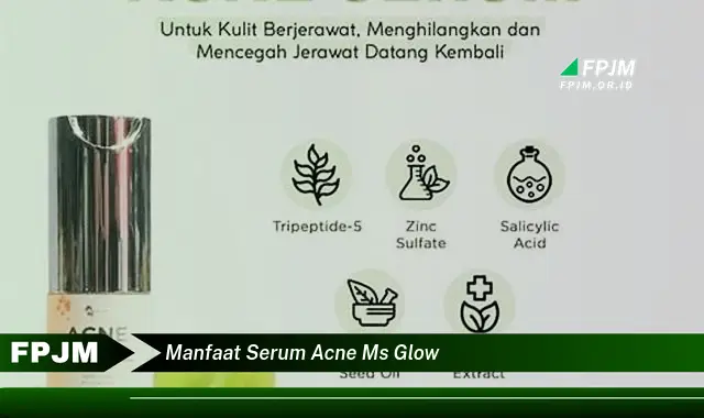 manfaat serum acne ms glow