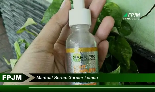 manfaat serum garnier lemon