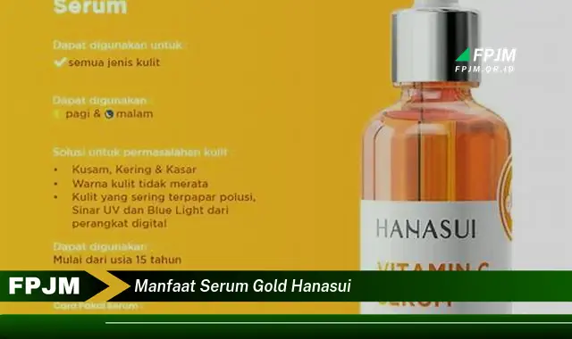 manfaat serum gold hanasui