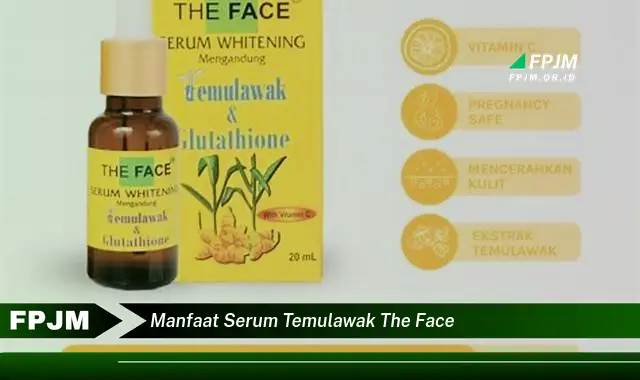 manfaat serum temulawak the face