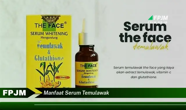 manfaat serum temulawak