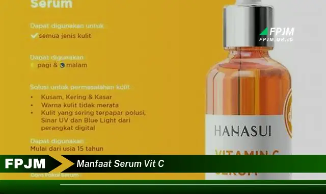 manfaat serum vit c