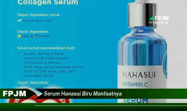 serum hanasui biru manfaatnya