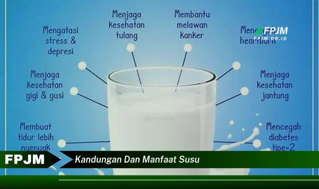 kandungan dan manfaat susu