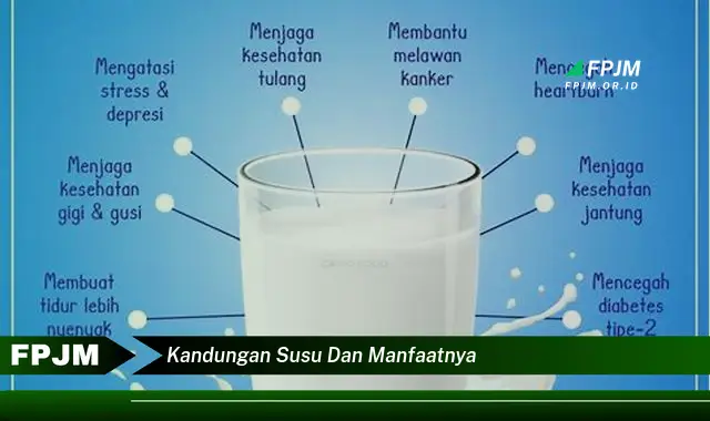 kandungan susu dan manfaatnya