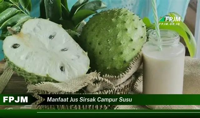 manfaat jus sirsak campur susu