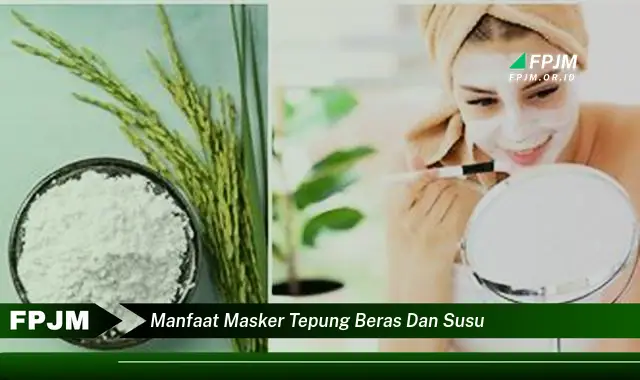 manfaat masker tepung beras dan susu