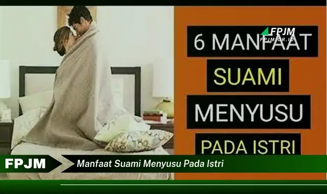 manfaat suami menyusu pada istri