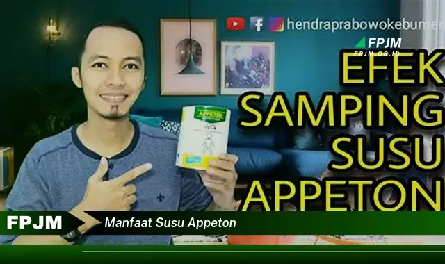 manfaat susu appeton