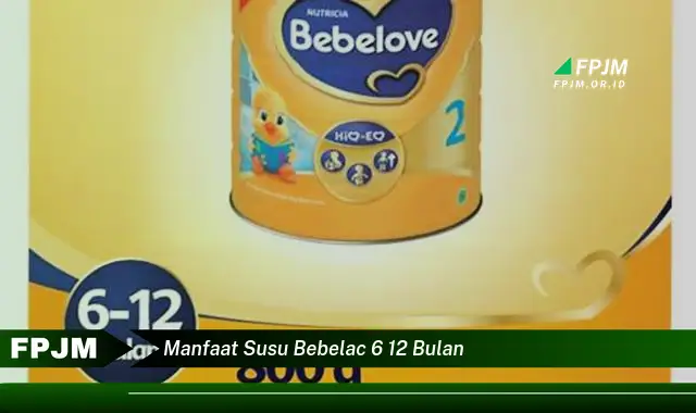 manfaat susu bebelac 6 12 bulan