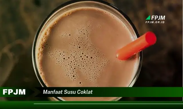 manfaat susu coklat