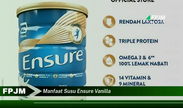 manfaat susu ensure vanilla