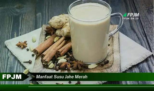 manfaat susu jahe merah