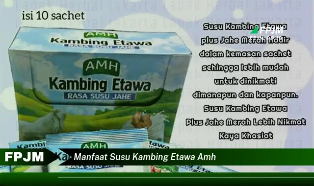 manfaat susu kambing etawa amh