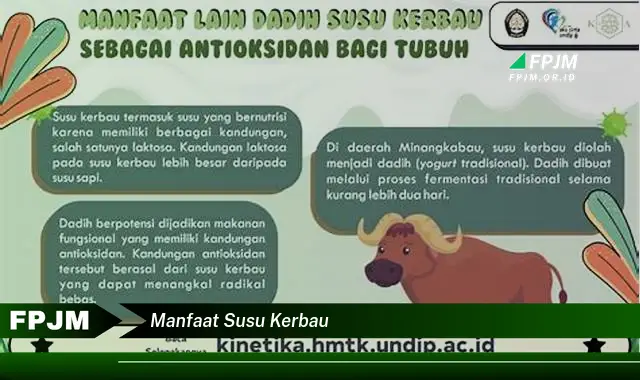 manfaat susu kerbau