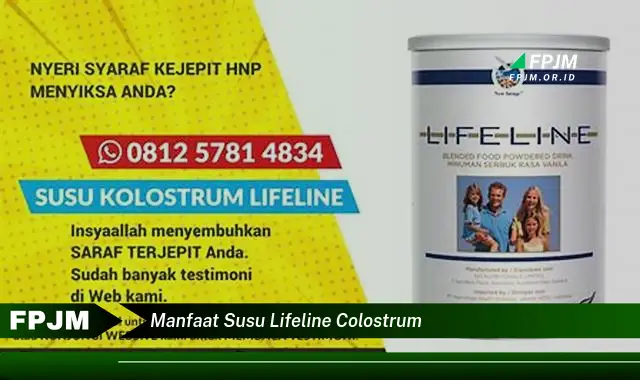 manfaat susu lifeline colostrum