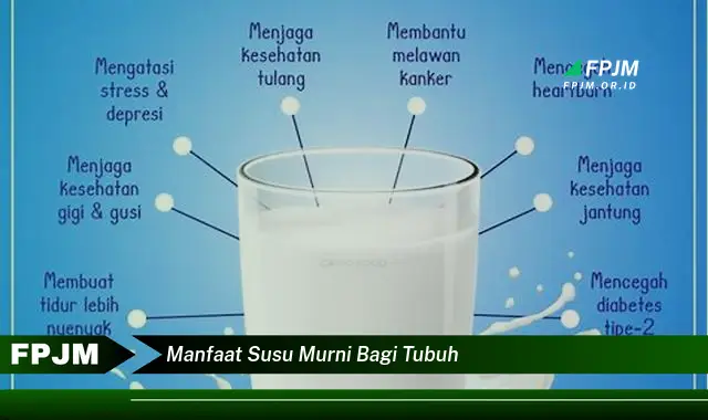 manfaat susu murni bagi tubuh