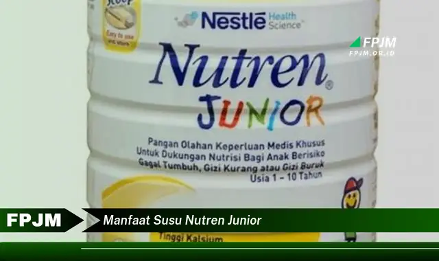 manfaat susu nutren junior