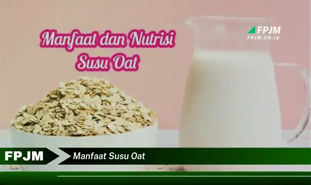 manfaat susu oat