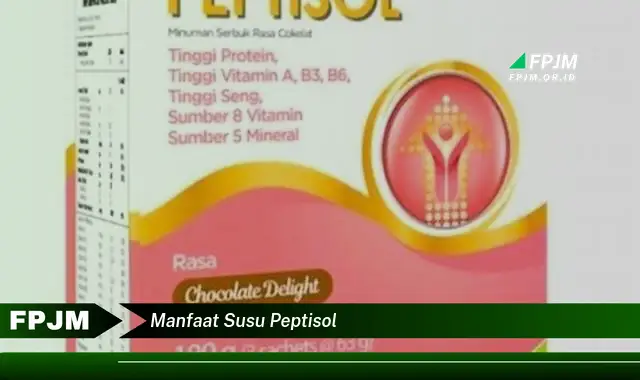 manfaat susu peptisol