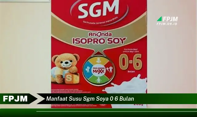 manfaat susu sgm soya 0 6 bulan