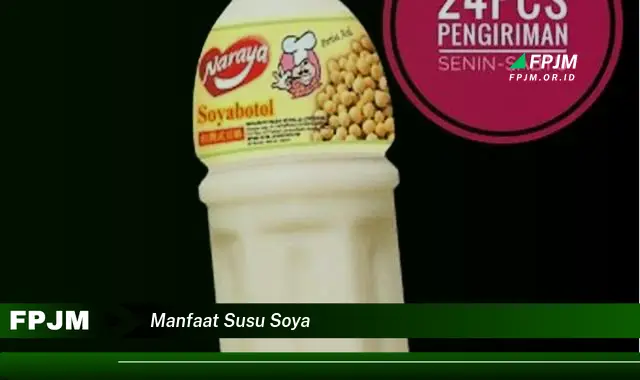 manfaat susu soya