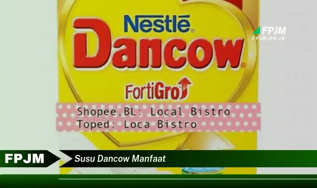 susu dancow manfaat