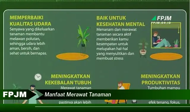manfaat merawat tanaman