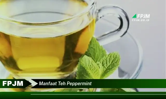 manfaat teh peppermint