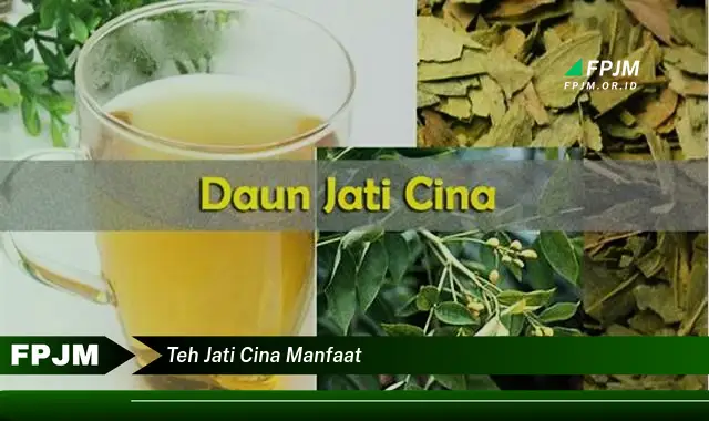 teh jati cina manfaat