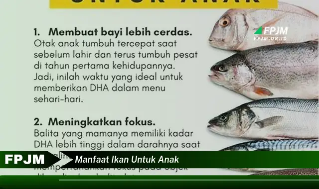 manfaat ikan untuk anak