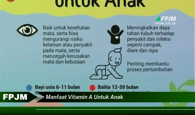 manfaat vitamin a untuk anak