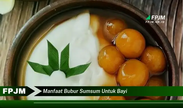 manfaat bubur sumsum untuk bayi