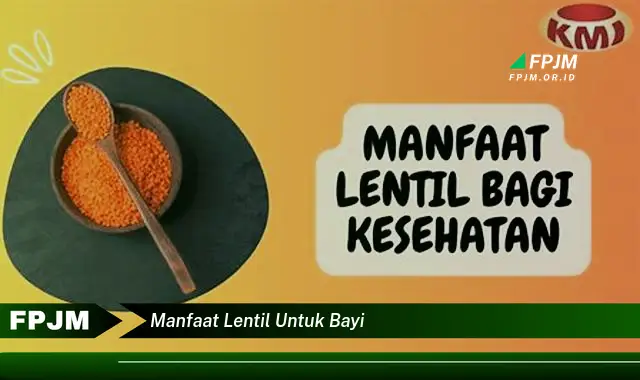 manfaat lentil untuk bayi