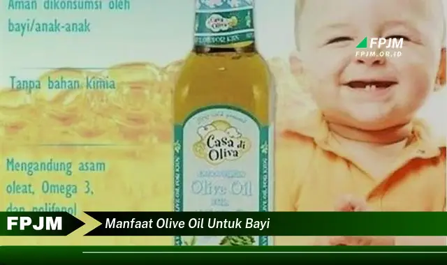 manfaat olive oil untuk bayi