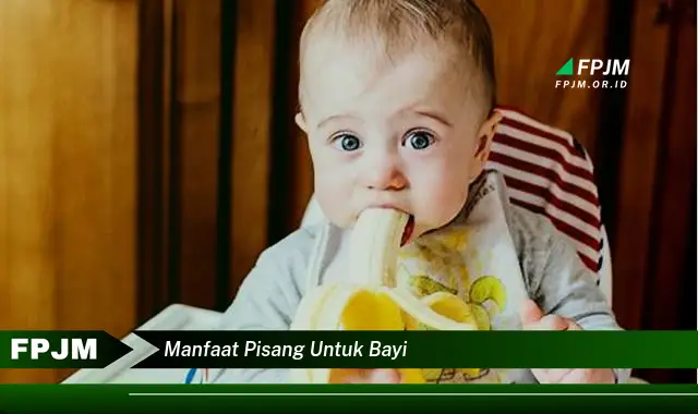 manfaat pisang untuk bayi