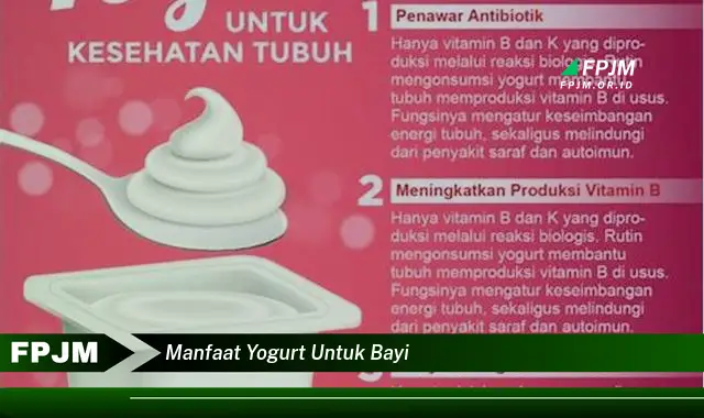 manfaat yogurt untuk bayi