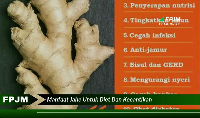 manfaat jahe untuk diet dan kecantikan manfaat jahe untuk diet dan kecantikan