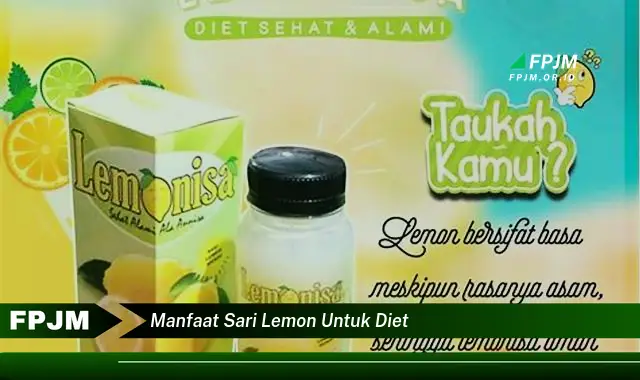 manfaat sari lemon untuk diet