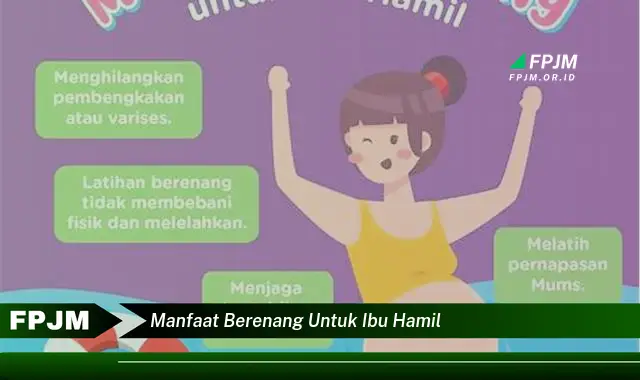 manfaat berenang untuk ibu hamil