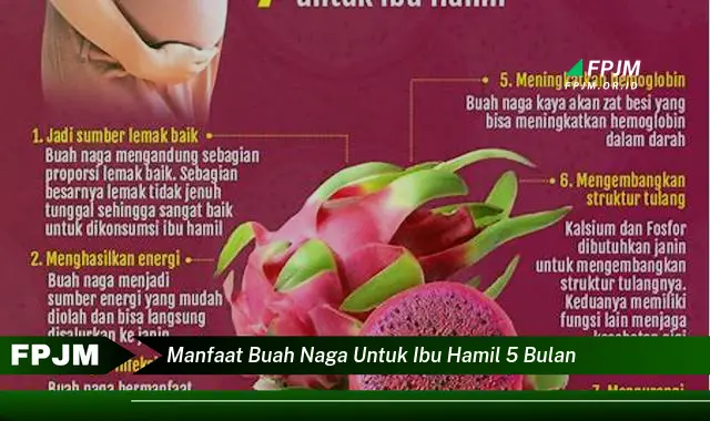 manfaat buah naga untuk ibu hamil 5 bulan