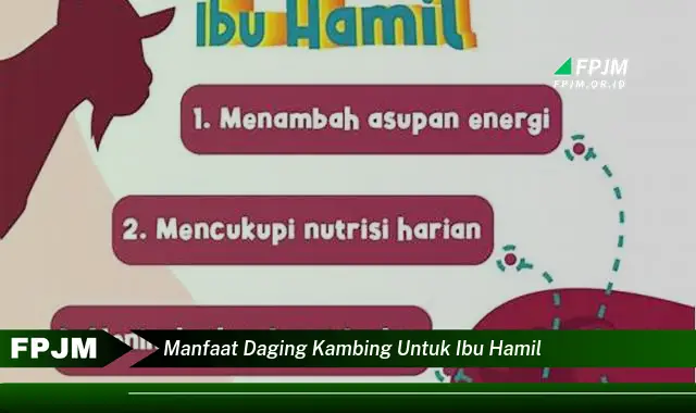 manfaat daging kambing untuk ibu hamil